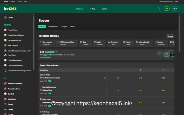 danh gia san pham the thao bet365