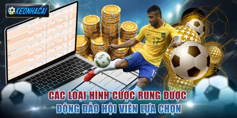 Các loại hình cược rung được đông đảo hội viên lựa chọn